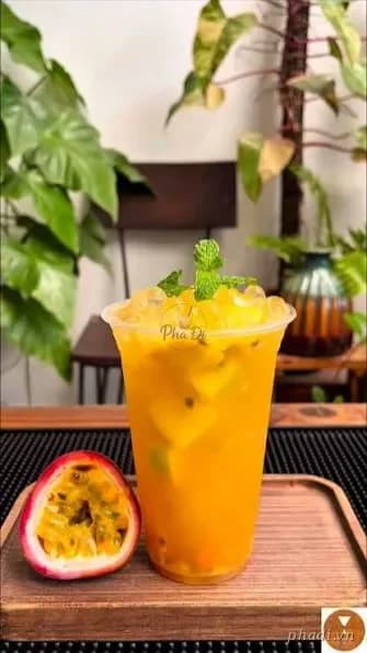 Trà xoài chanh dây oolong