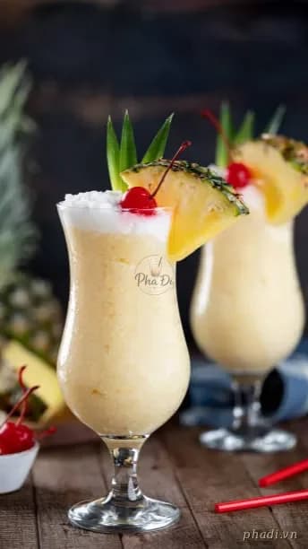Mocktail Piña Colada dừa dứa