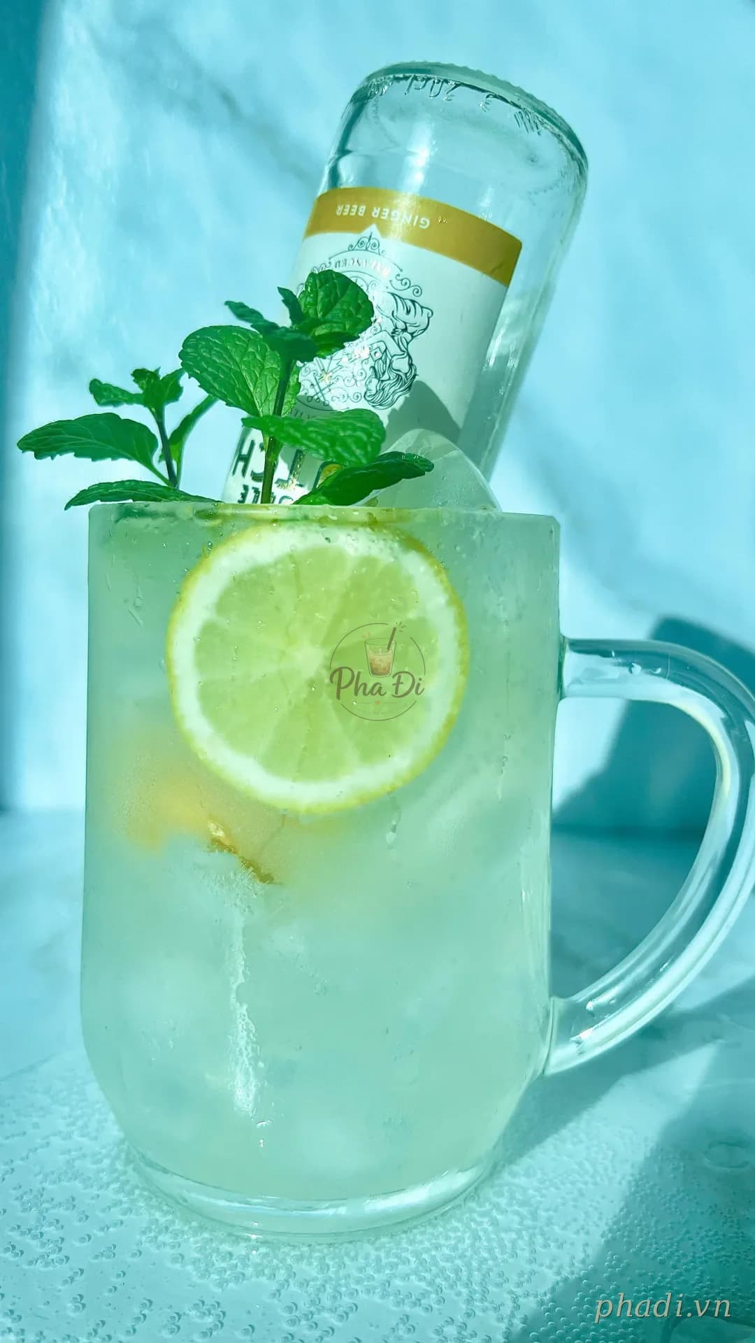 Mocktail Moscow Mule gừng chanh